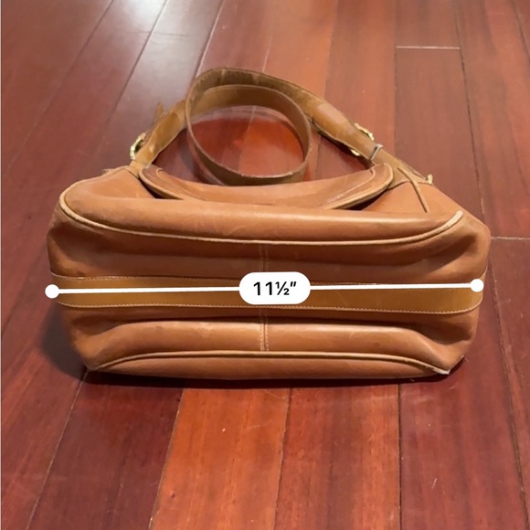 Vintage Gucci Brown Leather Shoulder Bag - Picture 3 of 16